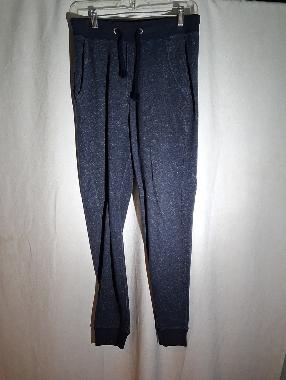 Aeropostale Womans XS Blue Heather Fleece Jogger Sweatpants